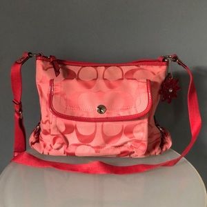 Coach signature crossbody bag